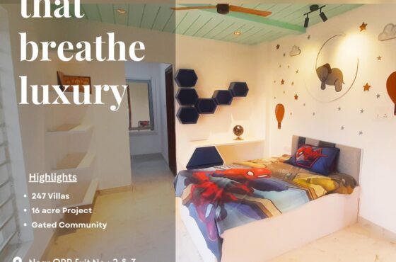 Villas in Kollur, Hyderabad by Mirchi Developers: A Perfect Blend of Luxury and Serenity